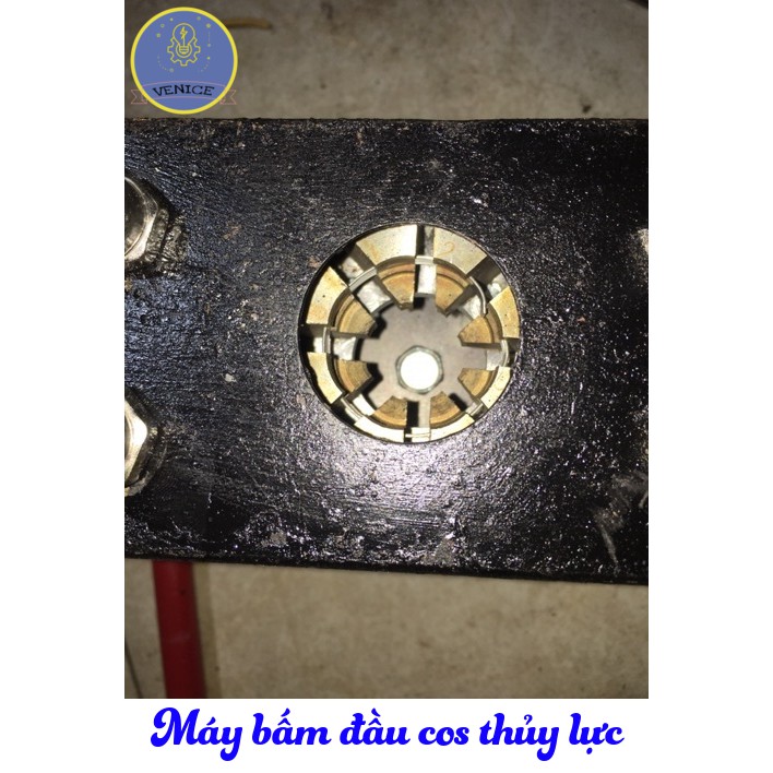 Máy bấm đầu cos thủy lực, bấm đầu ống dây áp lực cao 8mm ~ 13mm, máy ép đầu dây rửa xe 3 tấn