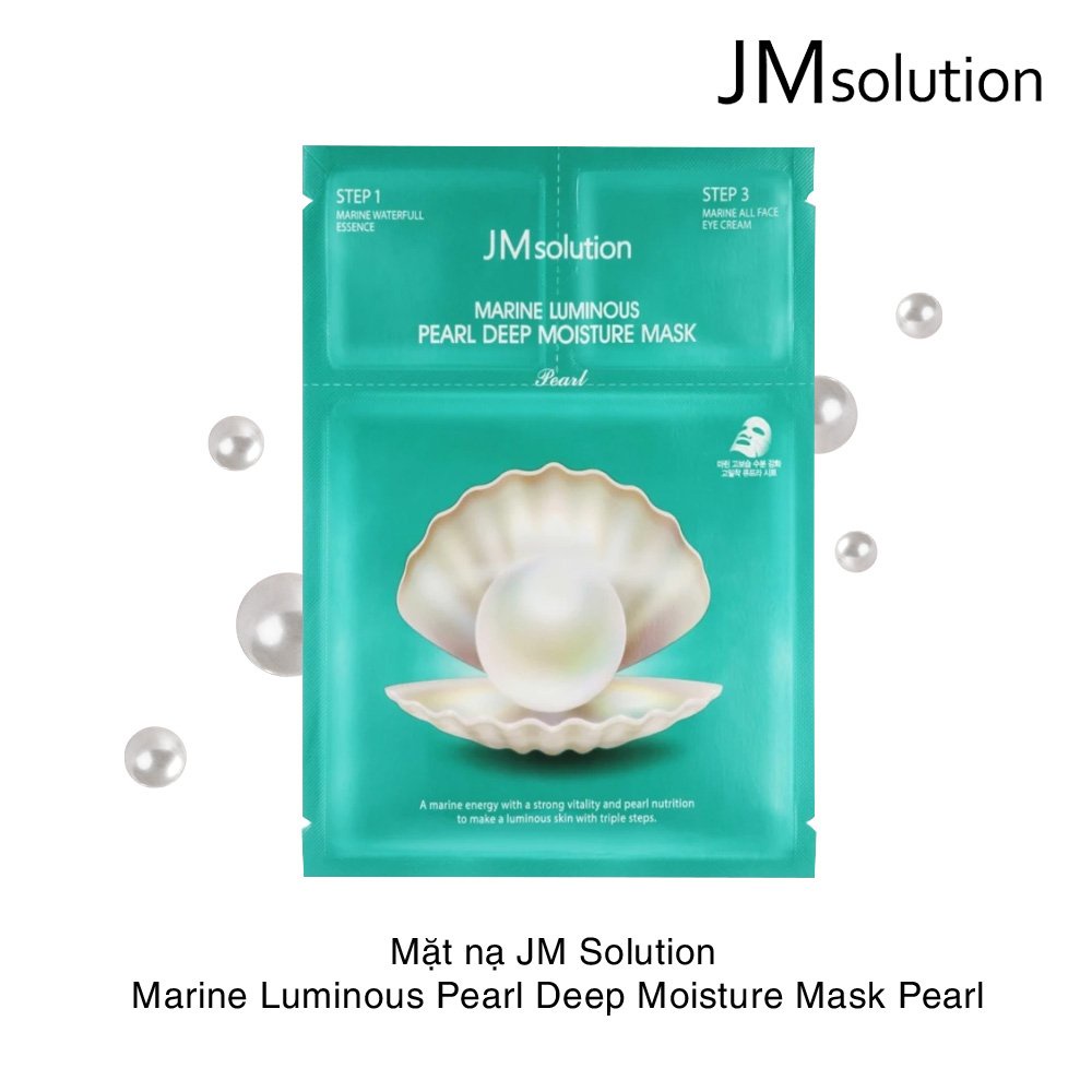 Mặt Nạ Cấp Ẩm, Dưỡng Trắng, Phục Hồi Da, Chăm Sóc Da Toàn Diện JM solution Mask 30ml