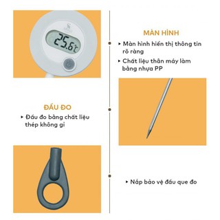 Nhiệt kế đo sữa Moaz Bebe MB - 020