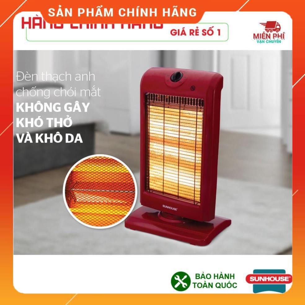 [FreeShip] Đèn sưởi 3 bóng Sunhouse HF1200 Máy sưởi sunhouse HF1200, tốc độ làm ấm nhanh, CHÍNH HÃNG - BH 12 tháng