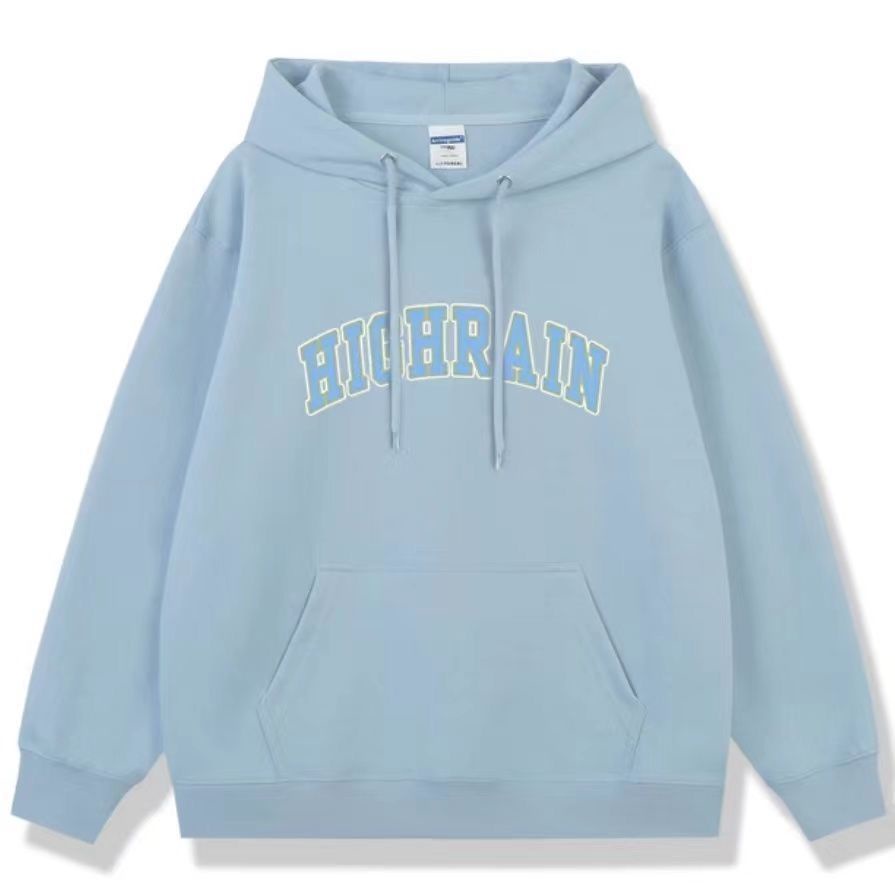 Áo Khoác Hoodie Tay Dài Màu Trắng Xanh Dương Nhạt Phong Cách Mới 2022 Cho Nữ O L n 150Kg H nh nh
