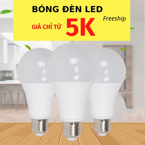Bóng Đèn Led Đui Xoáy, Bóng Đèn Led Vỏ Nhựa Chống Va Đập, ASAKI OFFICIAL