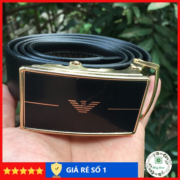 Dây Nịt Nam - Thắt Lưng Nam Thời Trang Cao Cấp Họa Tiết Sang Trọng - Mặt Khóa Tự Động, Khóa lăn - Thắt lưng da VG001