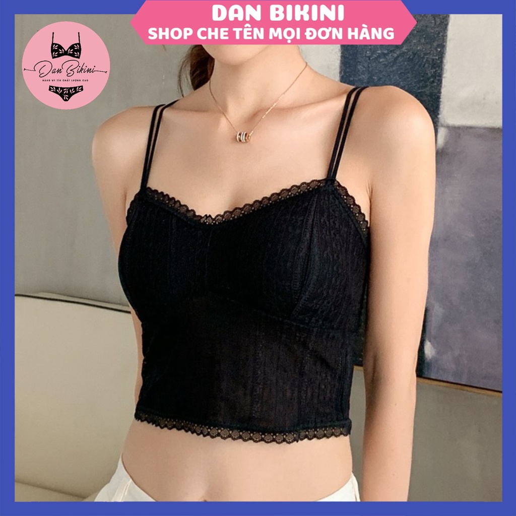 Áo bra Nữ ren tôn vòng một sexy quyến rũ thiết kế 2 dây thoáng mát MÃ Bra 2031