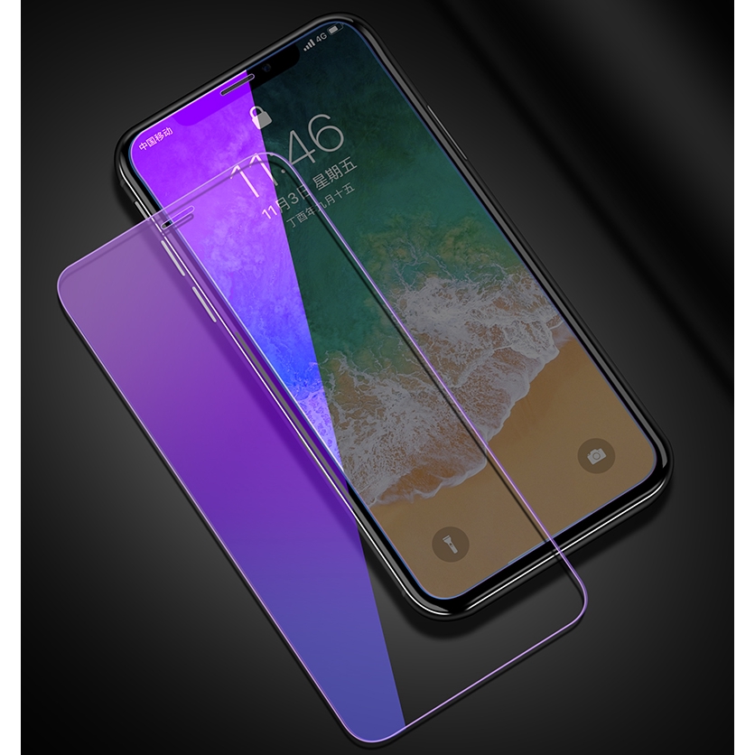 Kính Cường Lực 8d Chống Tia Uv Cho Iphone 11 Pro Xs Max Xr X 8 7 6 6s Plus