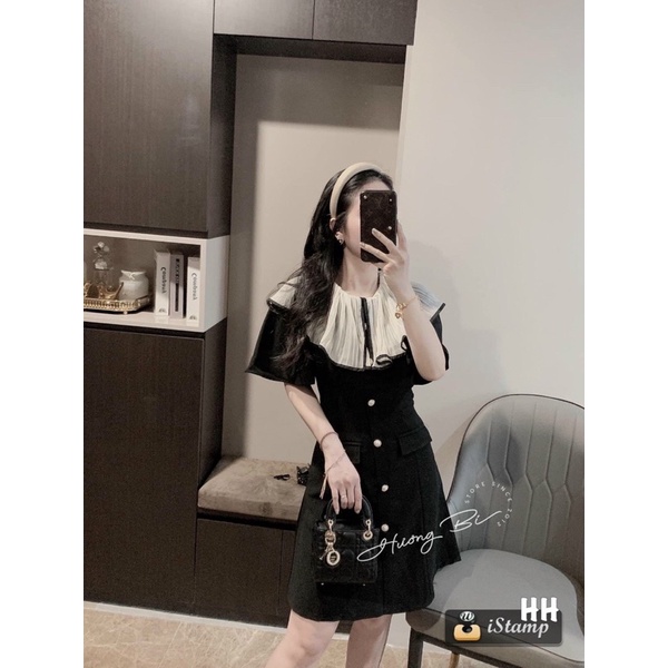 Váy cổ đắp tiểu thư siêu hot sa