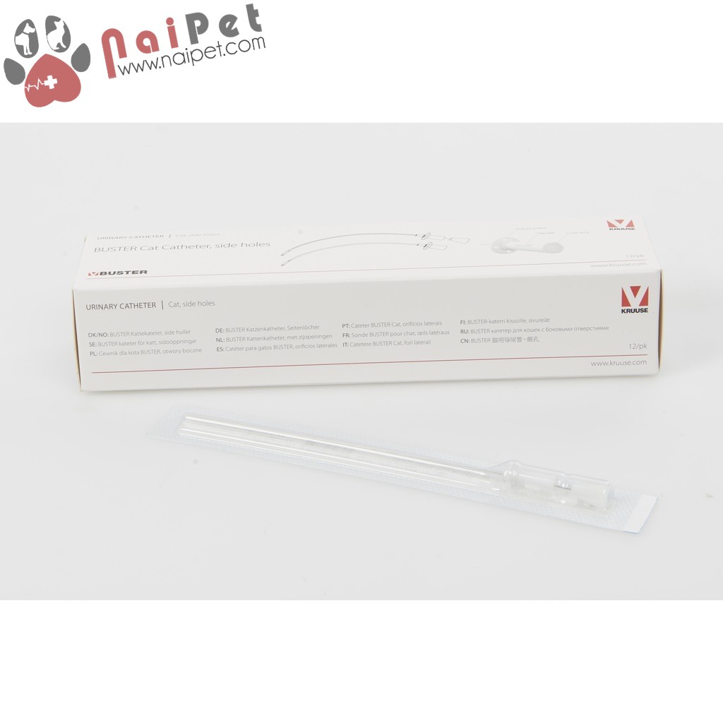 Ống Thông Tiểu Buster Cat Catheter Barium Kruuse DCPT004 Cho Mèo