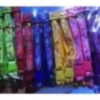 🍒🍆vòng cổ mèo,chó có chuông chất liệu dù đan