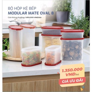 Bộ 8 hộp kệ bếp mm oval