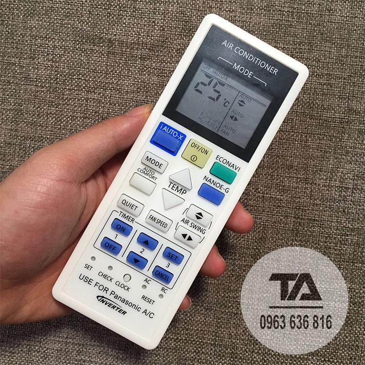 Điều khiển điều hòa PANASONIC INVERTER A75C4143