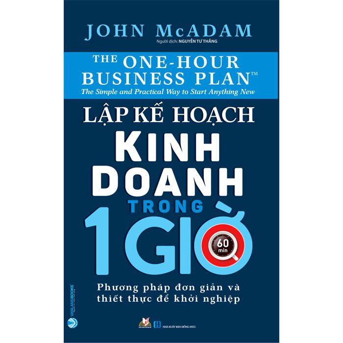 Sách - Lập Kế Hoạch Kinh Doanh Trong 1 Giờ