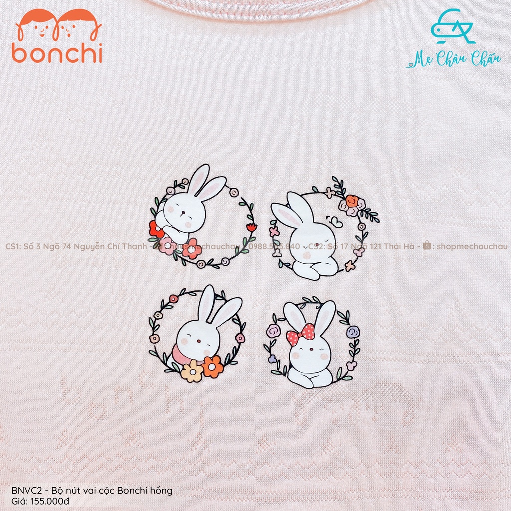 Bộ Quần Áo Nút Cài Vai Cộc BonChi