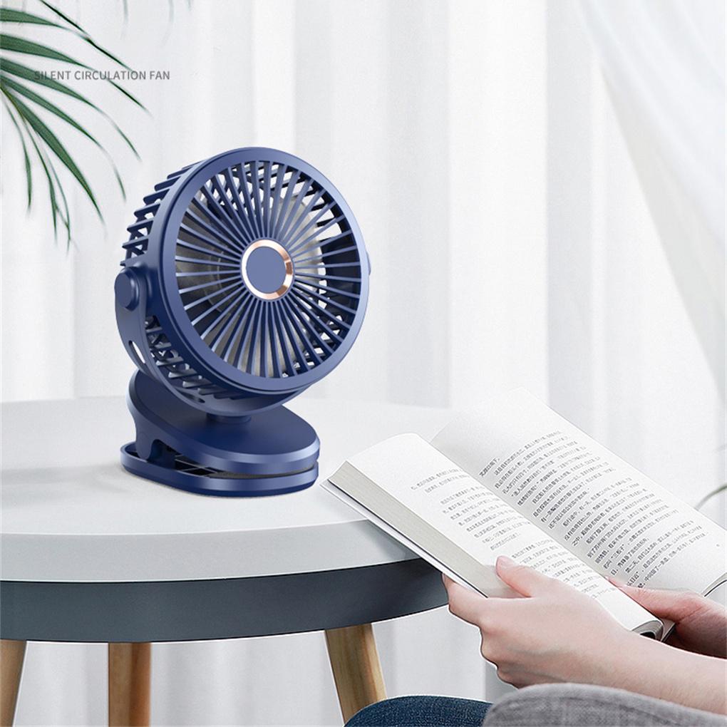 Quạt Mini Làm Mát 4 Tốc Độ Dạng Kẹp Tiện Dụng Cho Văn Phòng / Trường Học /