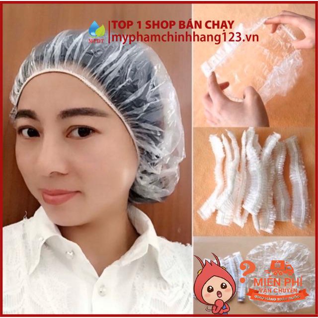 Mũ chụp ủ tóc,mũ trùm đầu khi tắm