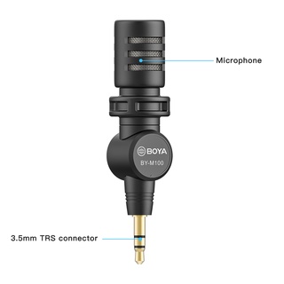 Boya by-m100 Micrô Ba Chiều trs Đầu (3,5Mm)