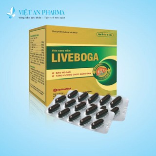 Bảo vệ gan, Liveboga Lạc Việt, Tăng Cường Chức Năng Gan, Giúp Mát Gan, Giải Độc Gan, Hộp 60 Viên Nang Mềm, vietanpharma