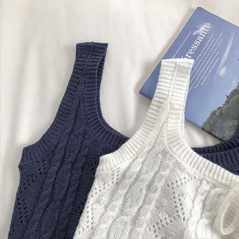 Áo ba lỗ đan dây DA464