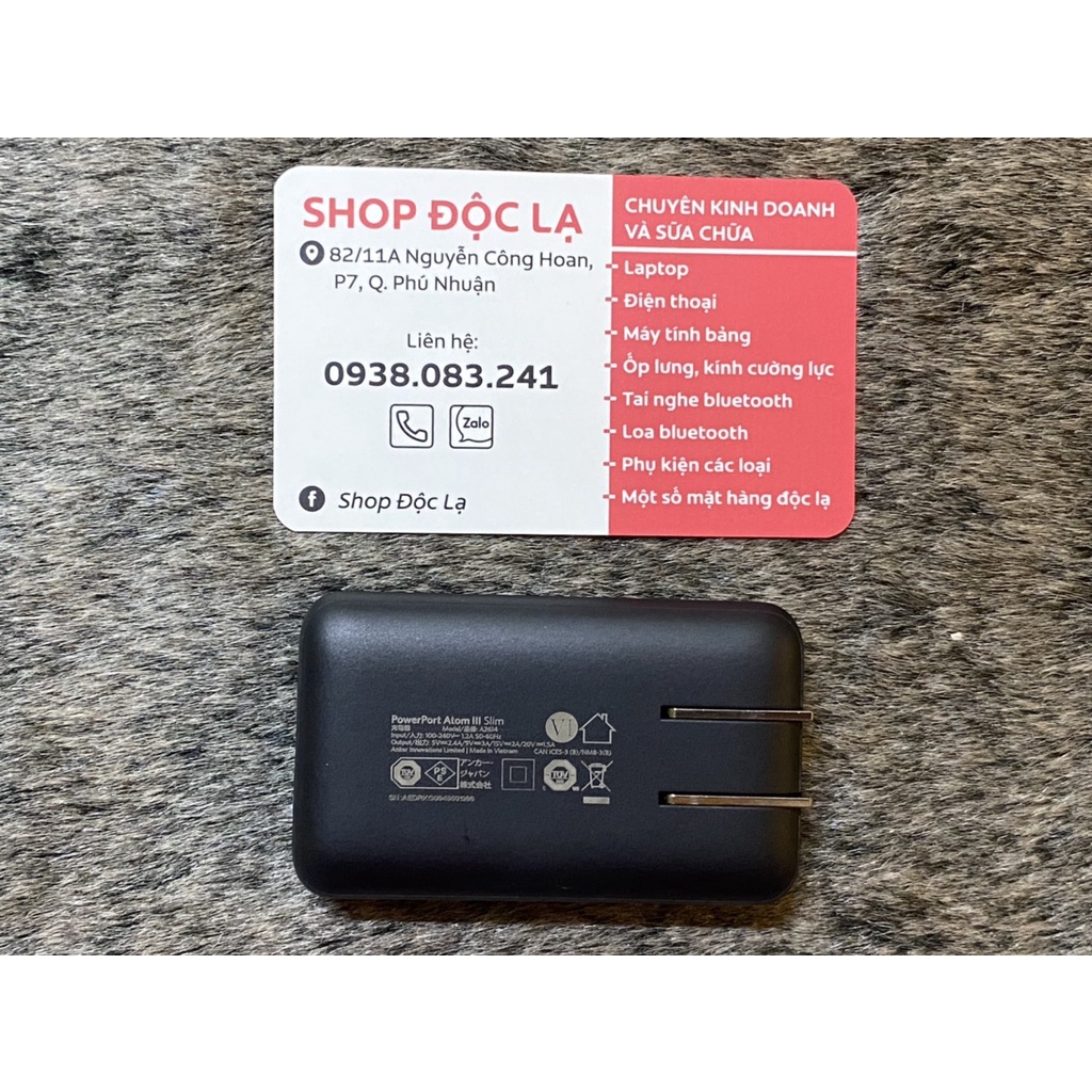 Sạc Anker PowerPort Atom III Slim 30W PIQ 3.0 A2614