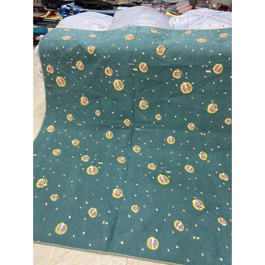 Chăn hè thu cotton đũi mẫu hoa