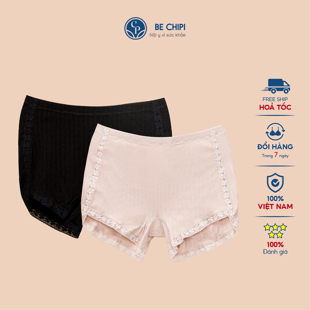 Combo 2 Quần Đùi Váy Nữ Sợi Bông Co Dãn 4 Chiều Khử Mùi Bechipi QL8015