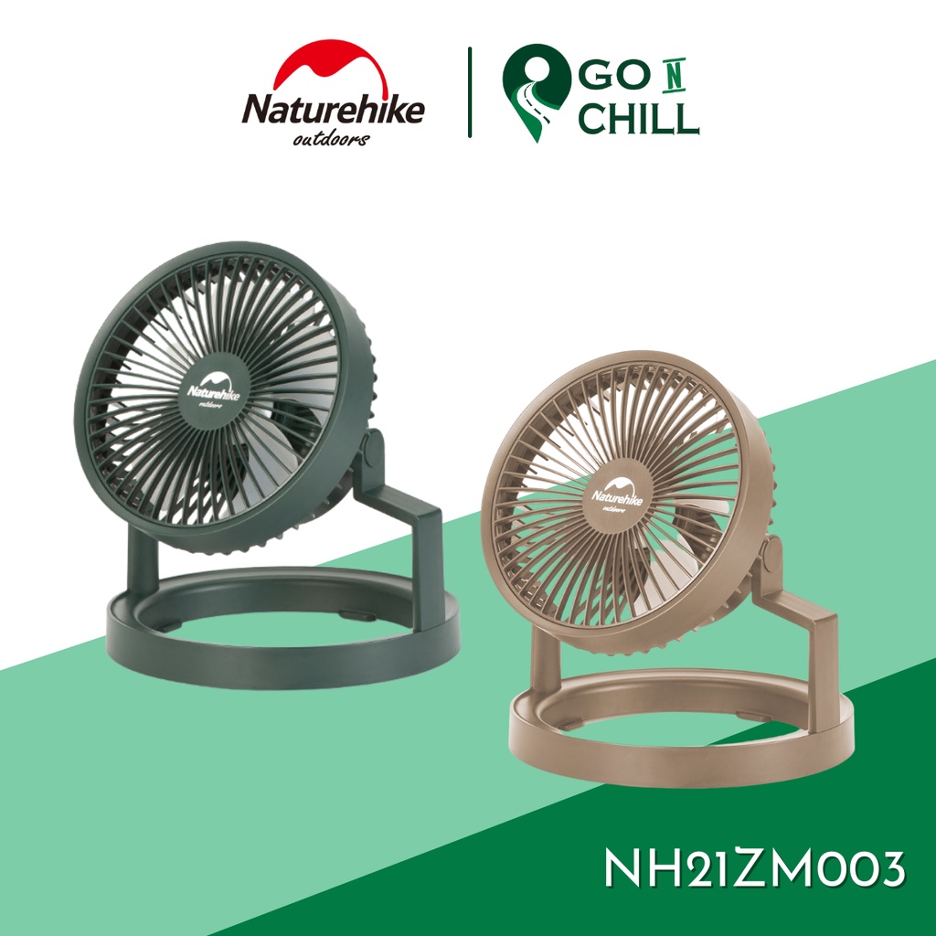 Quạt dã ngoại tích điện kiêm đèn đa năng Naturehike NH21ZM003 | 8000mAh
