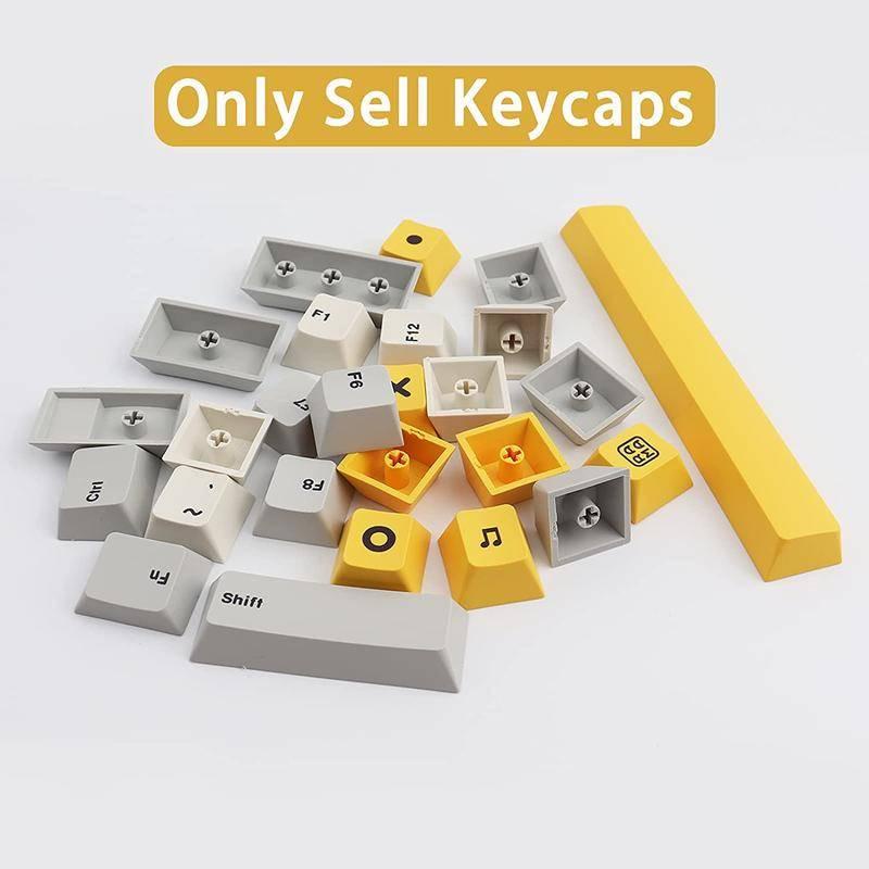 Heavy Industry Keycap 127 Keys PBT Dye-Sublimation MDA Profile Keycaps for Cherry MX Mechanical Keyboards