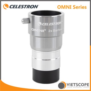 Barlow 2x Celestron OMNI – Ống tăng phóng đại 2x OMNI Series 93326 cho kính thiên văn