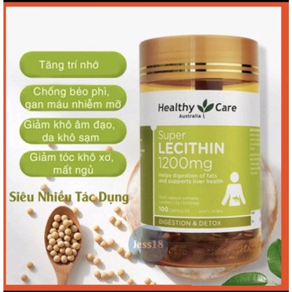 Viên Mầm Úc Super Lecithin 1200mg | BigBuy360 - bigbuy360.vn