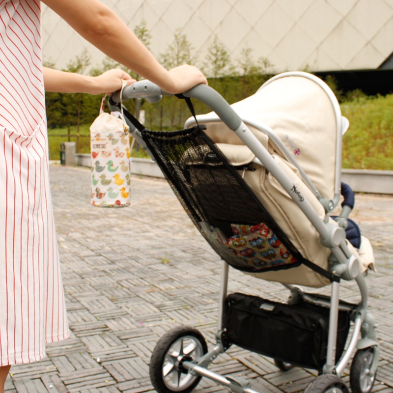 Túi Lưới Đựng Tã Lót Xe Đẩy Em Bé Tiện Dụng Giá Đỡ