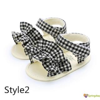 Giày Sandal Đính Nơ Cho Bé Gái