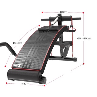 Ghế cong tập cơ bụng DDS-104 Cao cấp có tay chống đẩy