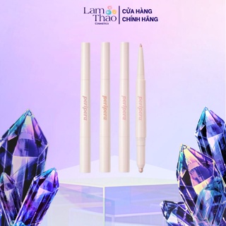 Bút màu mắt và bắt sáng hai đầu peripera sugar twinkle duo eye stick 0.78g
