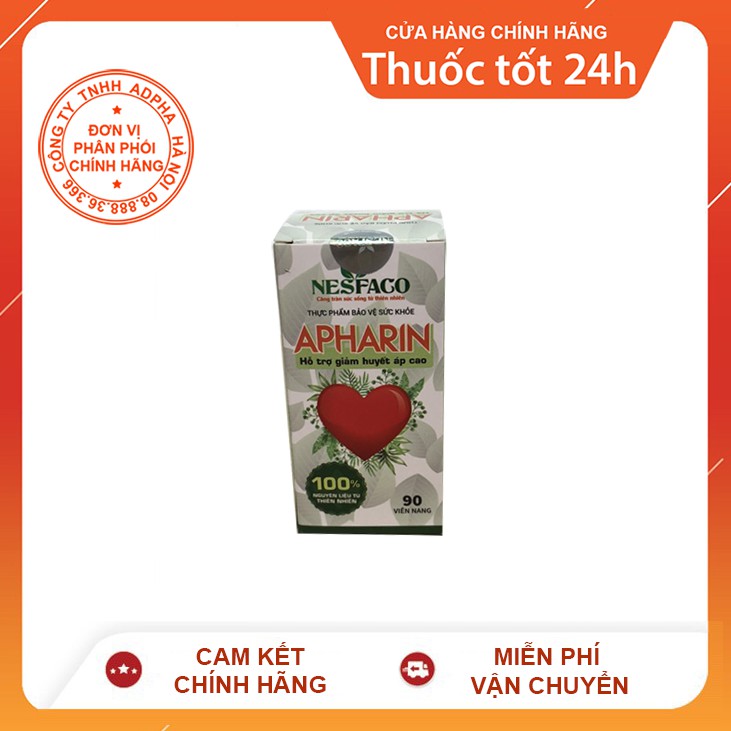 Apharin - Hỗ trợ giảm huyết áp cao