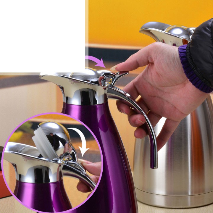 Bình giữ nhiệt 2 lít ( Màu Ngẫu Nhiên )