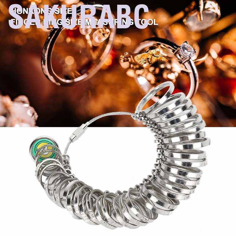 Bộ Dụng Cụ Đo Kích Thước Nhẫn Đeo Ngón Tay Tiện