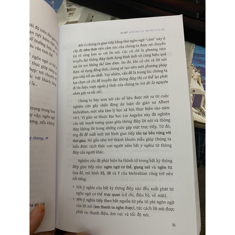 Sách - Ngôn ngữ cơ thể ( Nhân trí Việt ) - bìa xanh 2012 168k