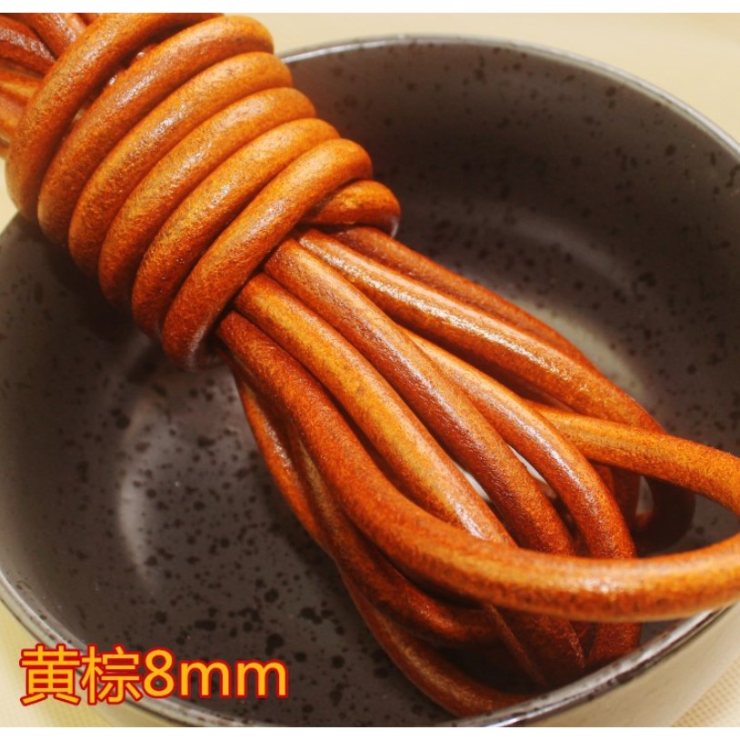 Dây da bò làm vòng tay thủ công nhiều kích cỡ tùy chọn