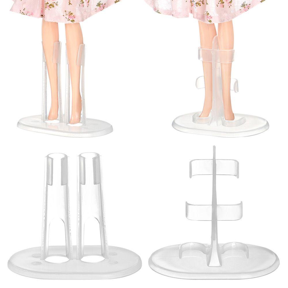 Set 1 Chân Đứng Bằng Nhựa Trong Suốt Cho Búp Bê Barbie