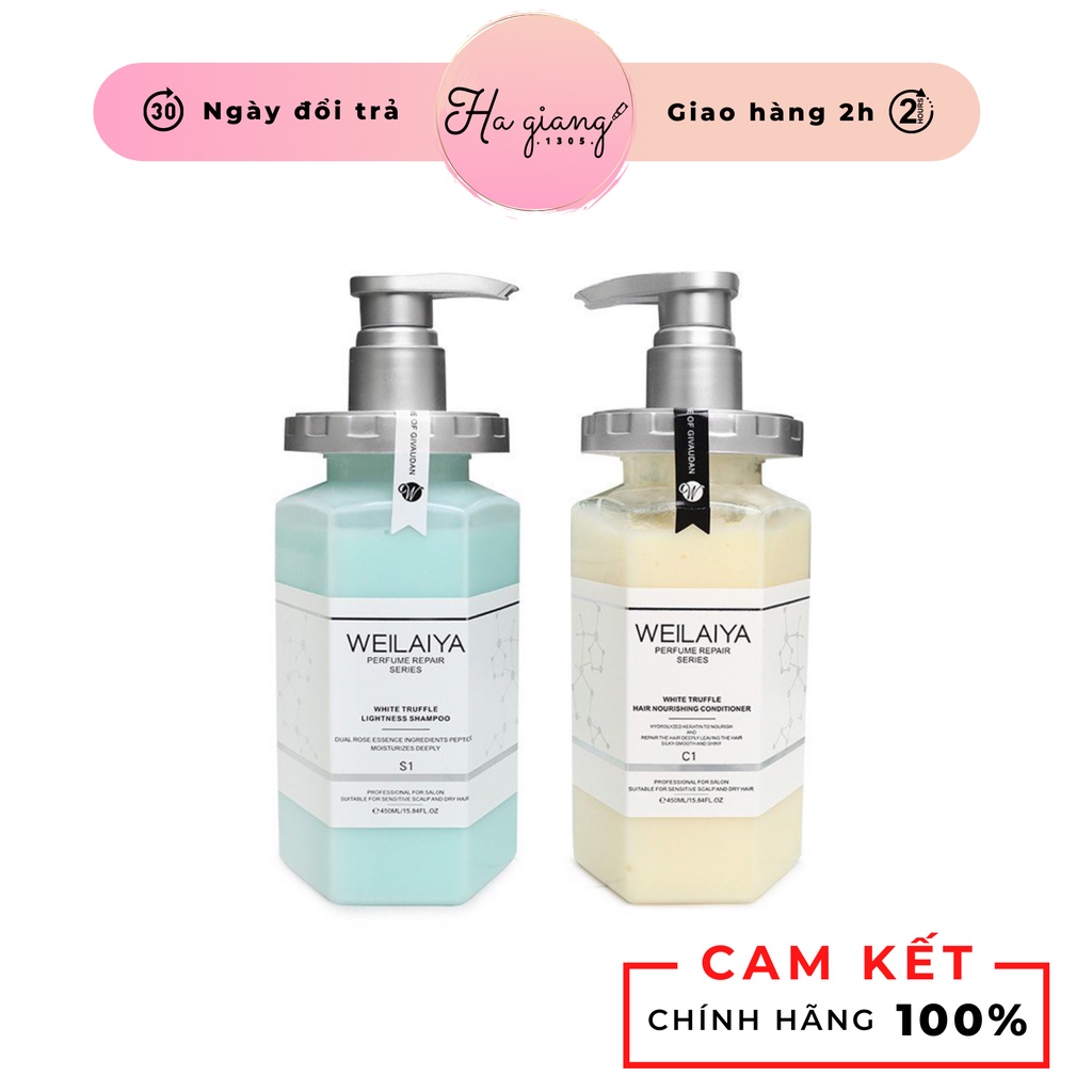 Bộ dầu gội xả Weilaiya Nấm Truffle dưỡng chất phục hồi tóc hư tổn - giúp phục hồi đa tầng cho tóc yếu
