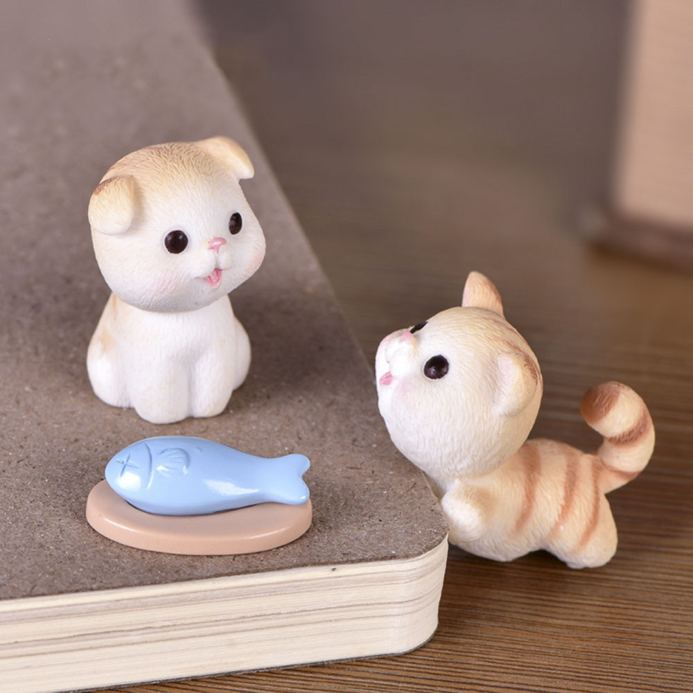 Mô hình chú mèo trang trí nội thất xinh xắn