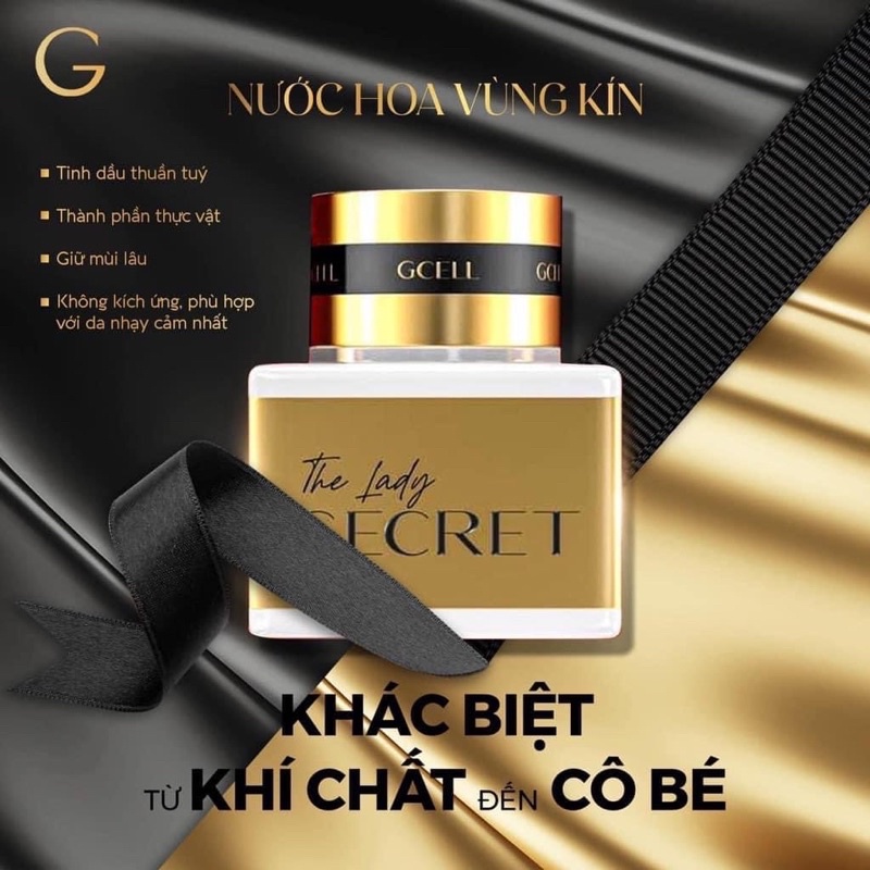 Nước Hoa Bikini Gcell The Lady Secret chuẩn sang xịn giá lại mịn