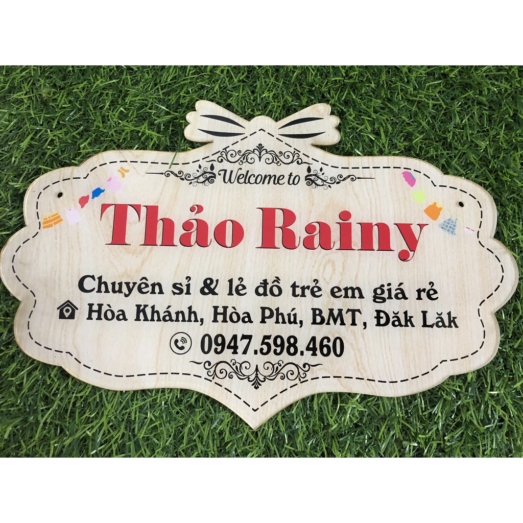 [BIỂN HIỆU MICA] - Biển hiệu mica trang trí shop xinh xắn - Free thiết kế