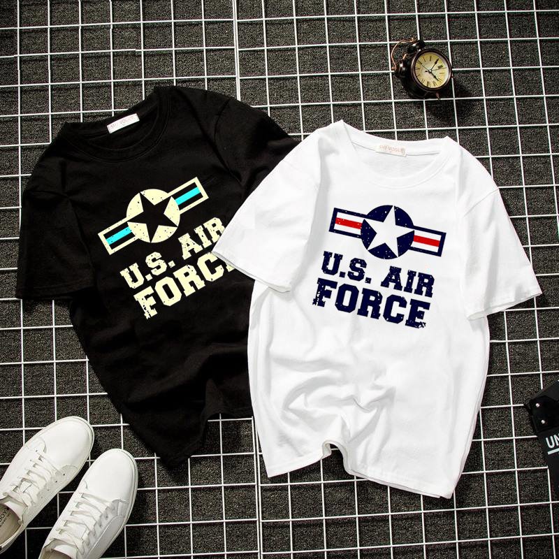 Áo thun unisex form rộng đồ họa chữ kiểu vải dày mịn 2019T1730
