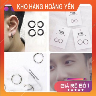 Khuyên tai tròn K-Pop [3 MÀU]