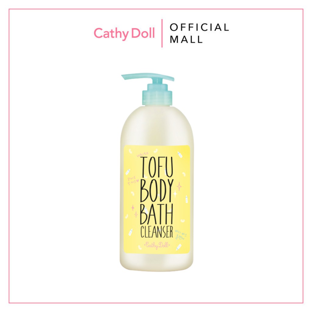 [Mã LTP50 giảm 50000 đơn 150000] Sữa tắm đậu phụ Cathy Doll White Tofu Body Bath Cleanser 750ml