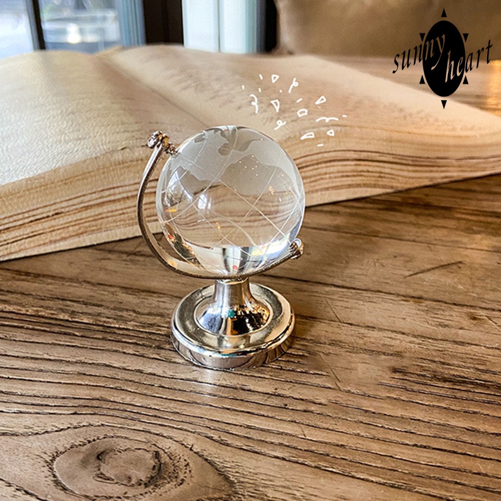 Quả Cầu Pha Lê Nhân Tạo Mini Hình Cầu Dành Cho Trang Trí Văn Phòng