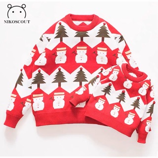 [Hàng đẹp] Set len hoạ tiết Noel 2020 (order 15-20 ngày) ảnh thật áo đôi áo gia đình mẹ và bé