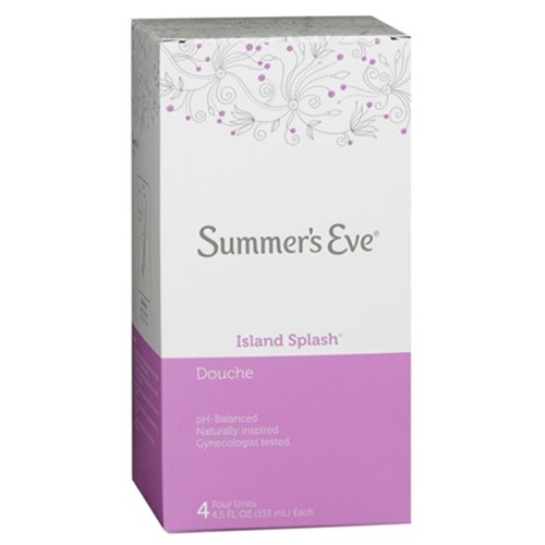 Bộ dụng cụ vệ sinh phụ khoa Summer's Eve Douche Island Splash, 4 x 133ml