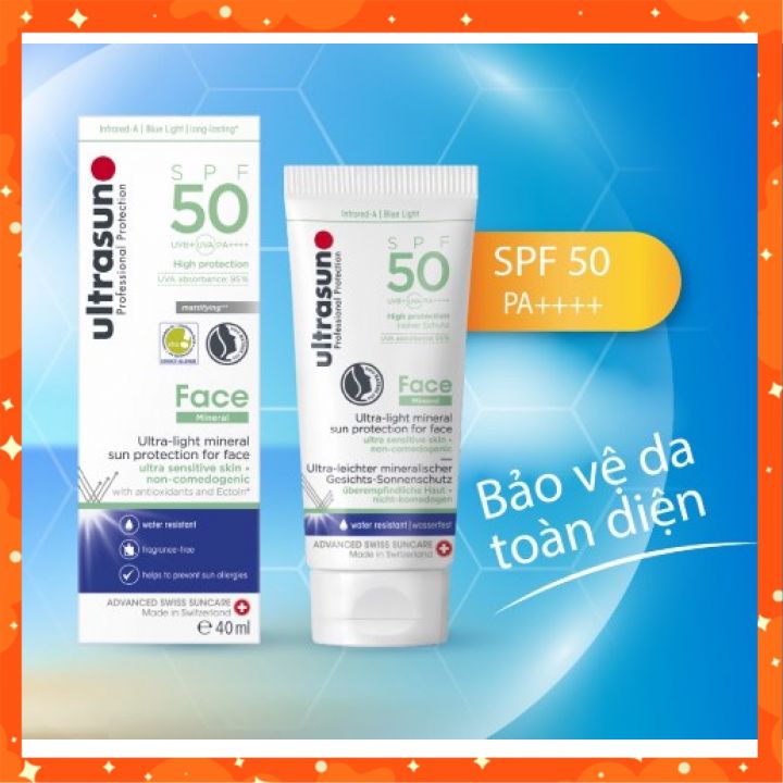 Kem Chống Nắng Ultrasun Face Mineral SPF 50