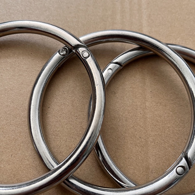 Vòng xỏ mũi bò Pakistan Vòng xỏ mũi bò inox 304 nhẵn 2 kích cỡ Vòng xỏ mũi trâu bò Khuyên mũi bò Phụ kiện kìm bấm xỏ mũi